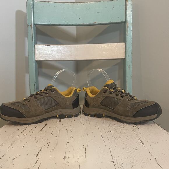 Khombu Solitude Outdoor Hiking Shoes Boys Size 4 Bungee Yellow All Terrain - Picture 6 of 8